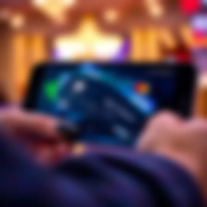 Secure online payment options including credit cards and digital wallets on a device screen