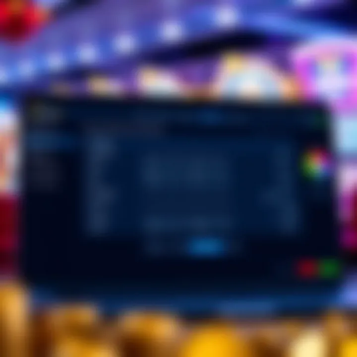 Secure account management dashboard showcasing settings and security options