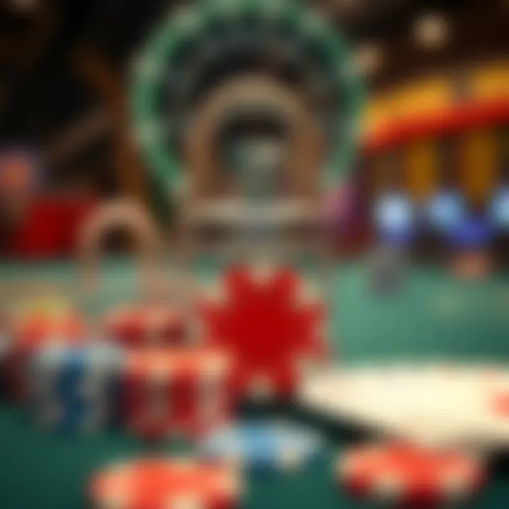 Safe and responsible online gaming concept with secure digital locks and poker chips