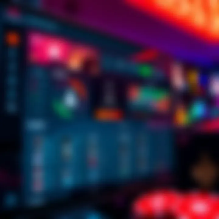 User dashboard displaying secure login interface with account options