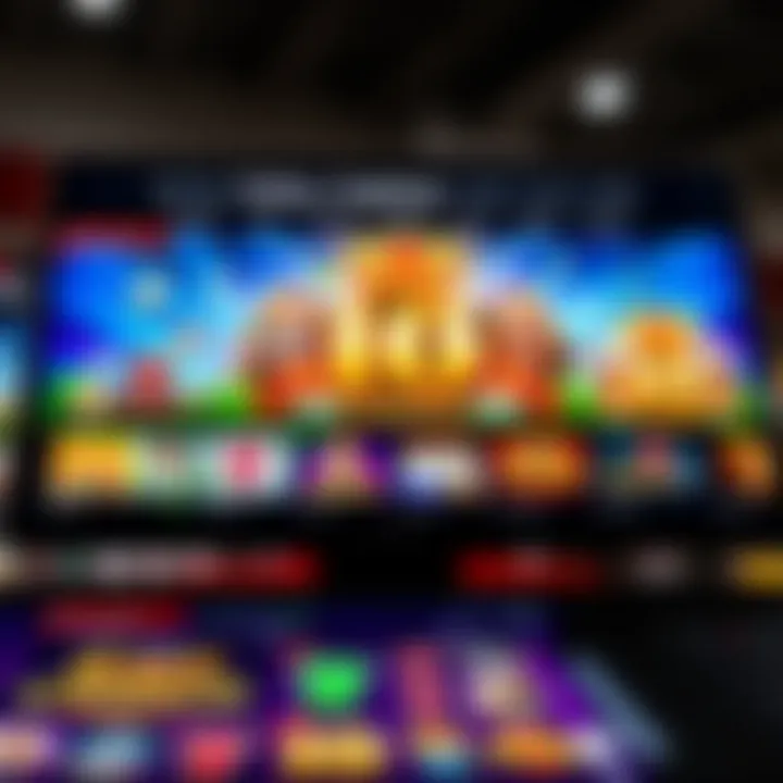 User-friendly interface of a top online casino site showing various pokies and table games