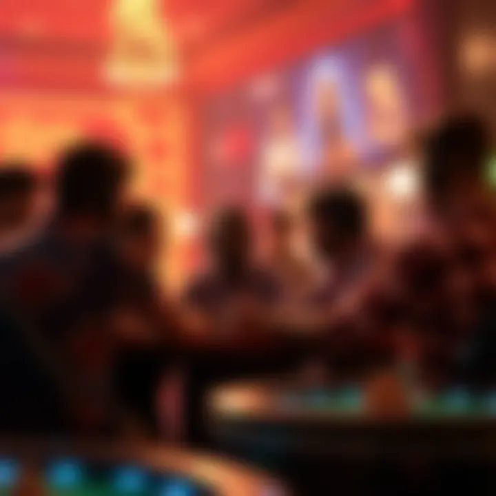 Community gathering within Hellspin 13 environment highlighting player interaction and collaboration