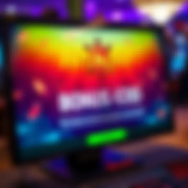 Digital interface displaying Hellspin bonus code and rewards on screen