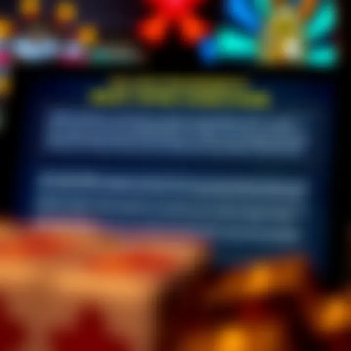 Graphic showing key terms and conditions related to free spins offers on a digital interface