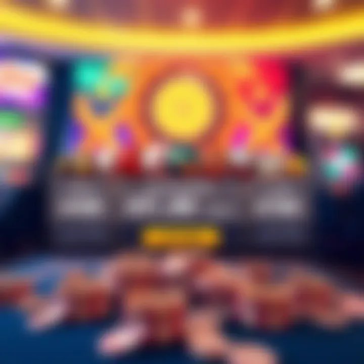 Illustration showing free spins and bonuses offered by Hellspin online casino
