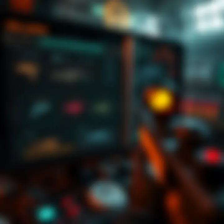 Weapon Customization and HUD Features in Hellspin Detailed interface showing weapon customization and in-game HUD elements