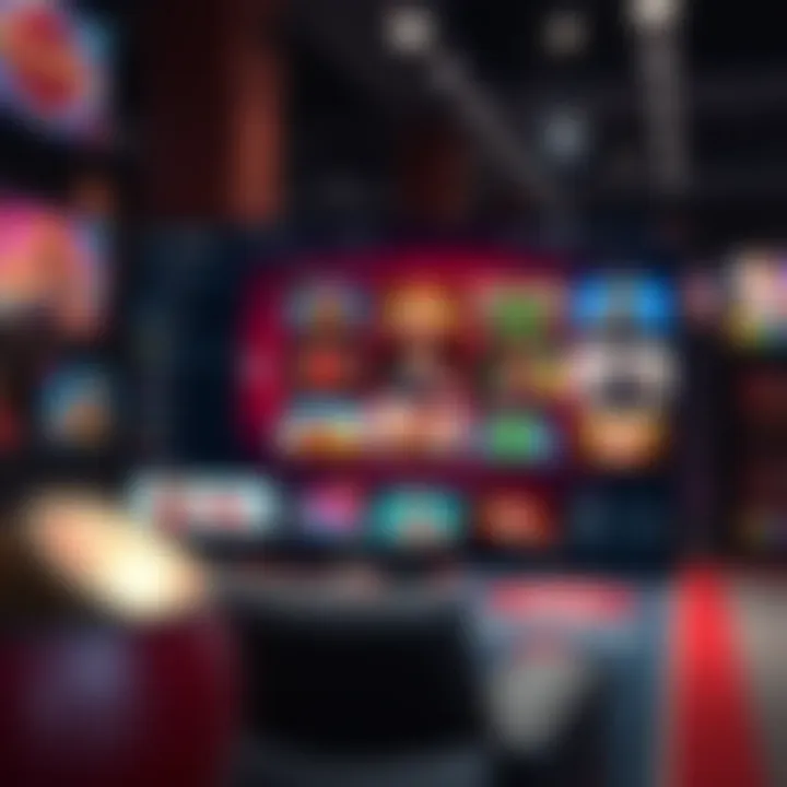 User interface showcasing platform options and interactive controls for RocketPlay