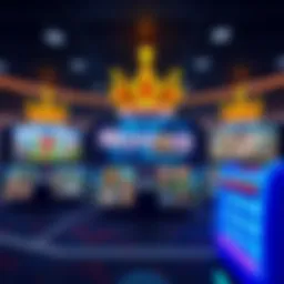 Skycrown online pokies platform showcasing diverse slot games with vibrant graphics and user-friendly interface