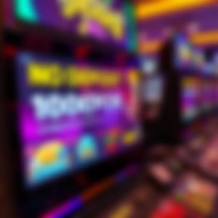 Digital screen displaying Jackpot Jill Casino's no deposit bonus code and game icons