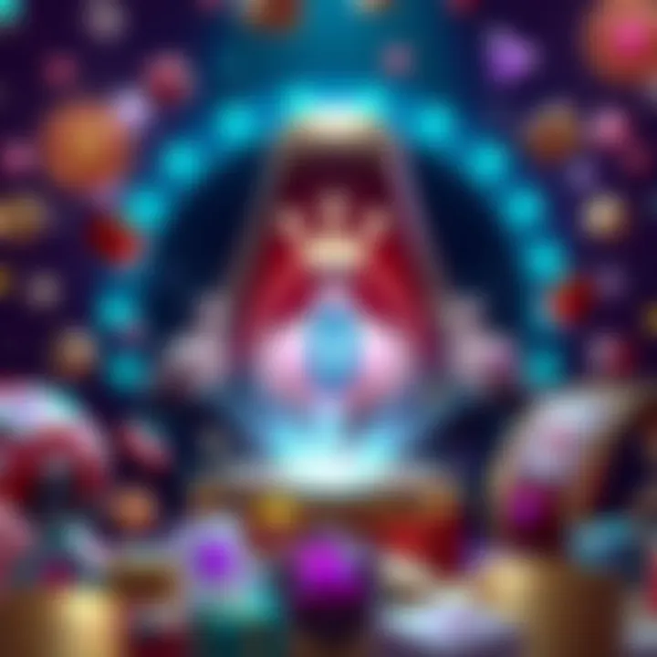 Visual representation of a player unlocking exclusive VIP rewards surrounded by casino-themed icons and bonus symbols
