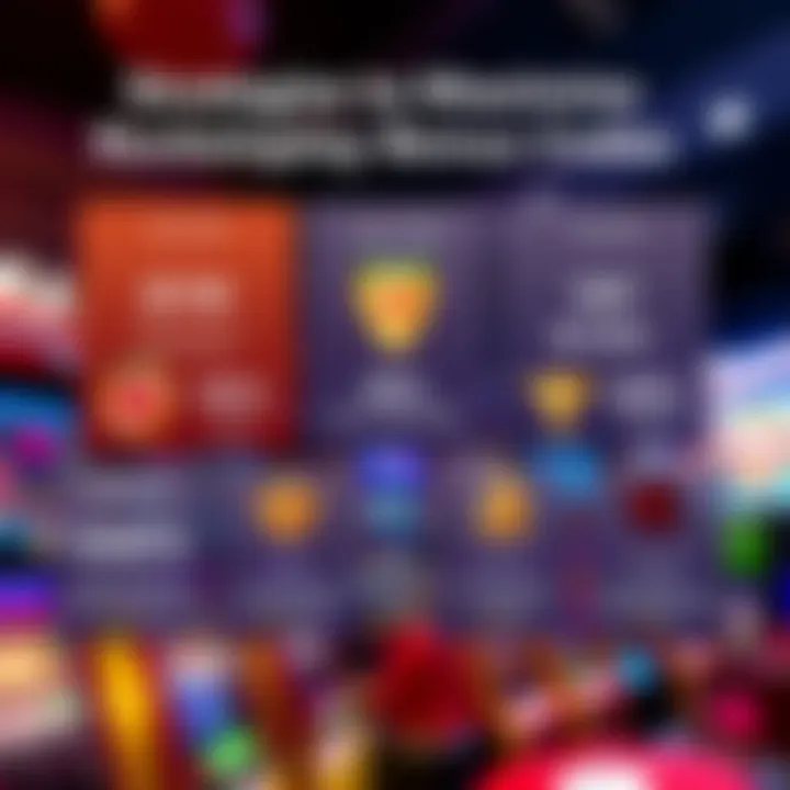 Graphic depicting various types of promotional offers with a focus on maximizing rewards using Rocketplay bonus codes