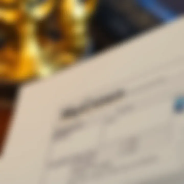 Close-up of verification documents to confirm identity for withdrawal