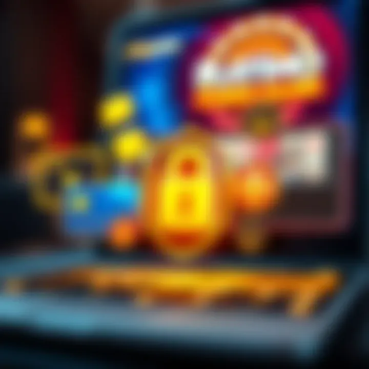 Playamo Casino Payment Options and Security Illustration of secure online payment methods with credit cards and digital wallet icons