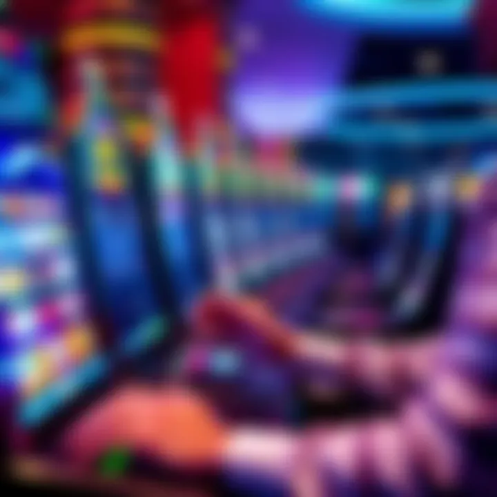 User managing an online pokies account showing Australian regulatory compliance and responsible gaming icons