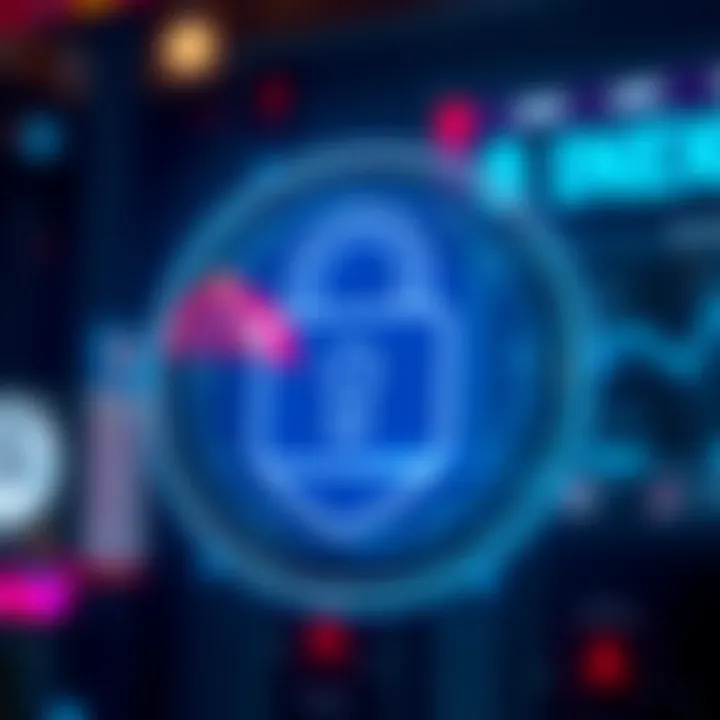 Account Security and Protection on Pokies Net 78 Platform Lock symbol with digital shield representing online account protection and cybersecurity