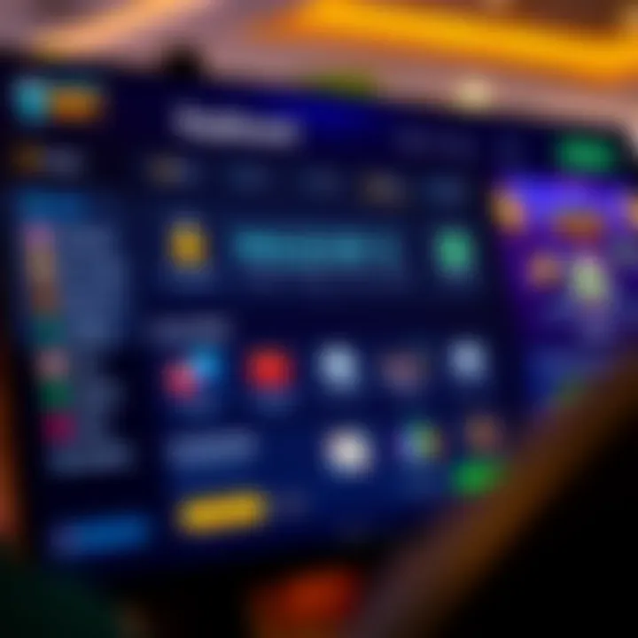 Secure account dashboard showing navigation options and account management features on Pokies Net casino