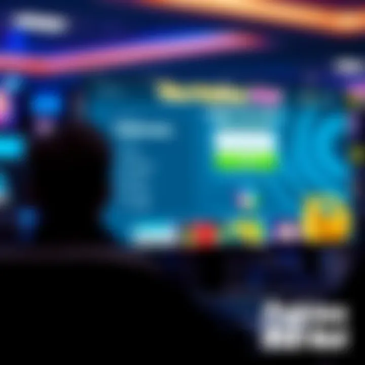 User-friendly online gaming platform interface showcasing registration and login features