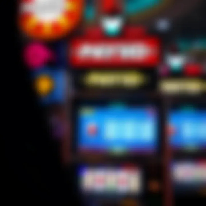 Digital illustration showing a modern pokies machine screen displaying a PayID payment interface