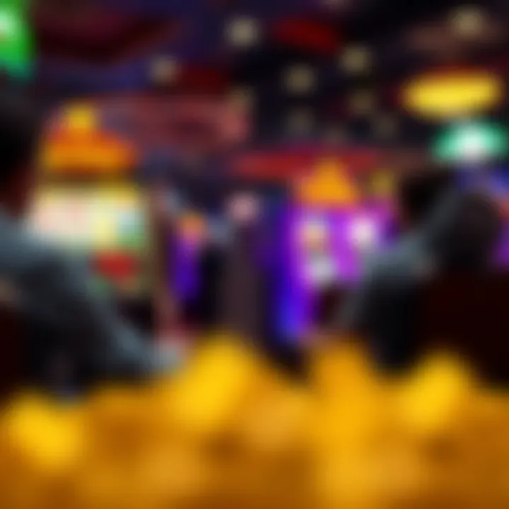 Visual representation of gameplay on Pokies 75 Net showing interface elements and player interaction features