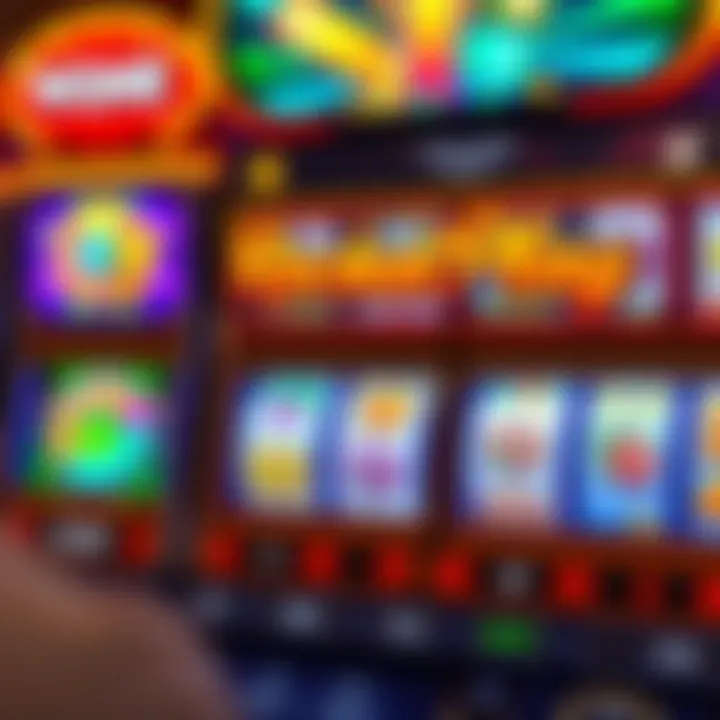 Colorful RocketPlay slot machine interface showcasing vibrant reels and symbols