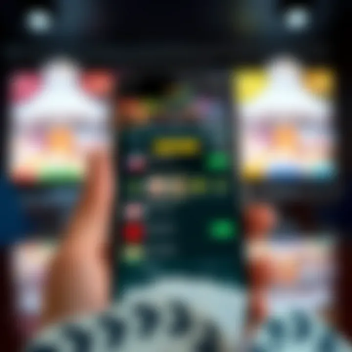Ricky Casino Mobile Experience and Bonus Features for Aussie Users Mobile device displaying Ricky Casino's interface with payment and bonus options