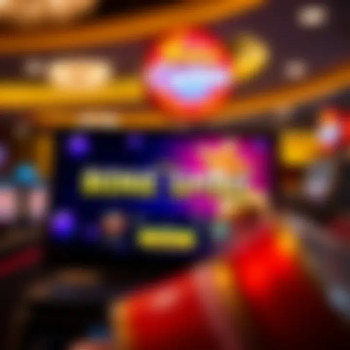 User interface of Ricky Casino showing bonus free spins available