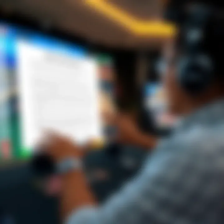 Understanding Key Terms of Ricky Casino No Deposit Bonus Illustration of a user navigating online casino terms and conditions for bonus eligibility