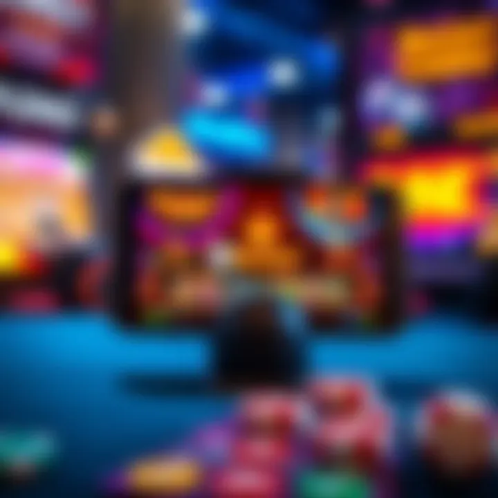 Mobile device displaying a vibrant casino game interface optimized for Australian users