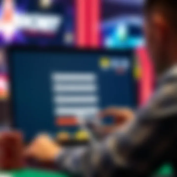 User completing registration form on Rocket Casino platform