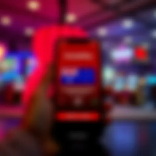 Smartphone screen displaying RocketPlay app installation interface with Australian flag icon