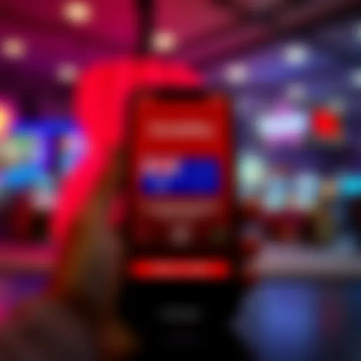 Smartphone screen displaying RocketPlay app installation interface with Australian flag icon