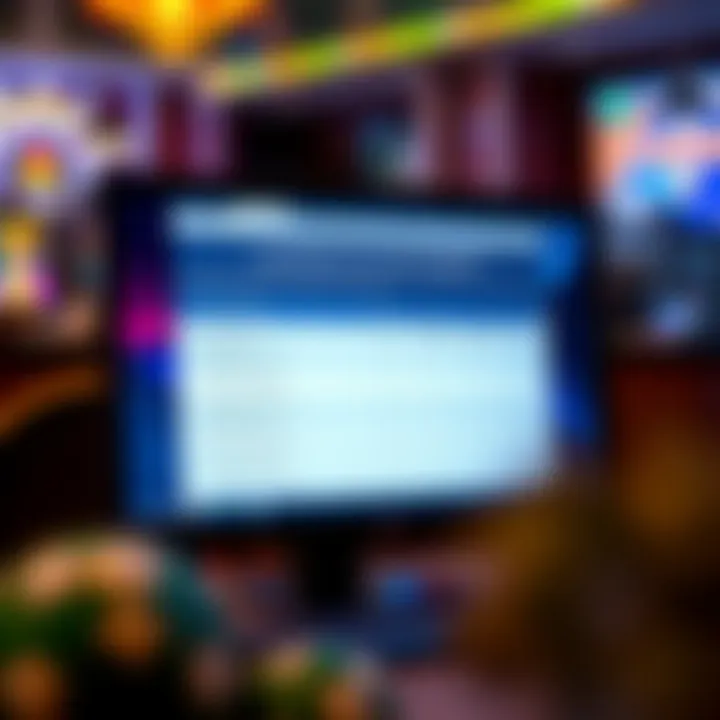 Activating Bonuses and Understanding Terms at Rocketplay Casino Illustration of a computer screen displaying bonus activation and terms and conditions checklist