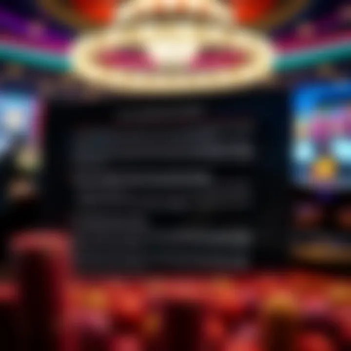 Graphic showing key terms and safe gaming practices for using casino bonus offers