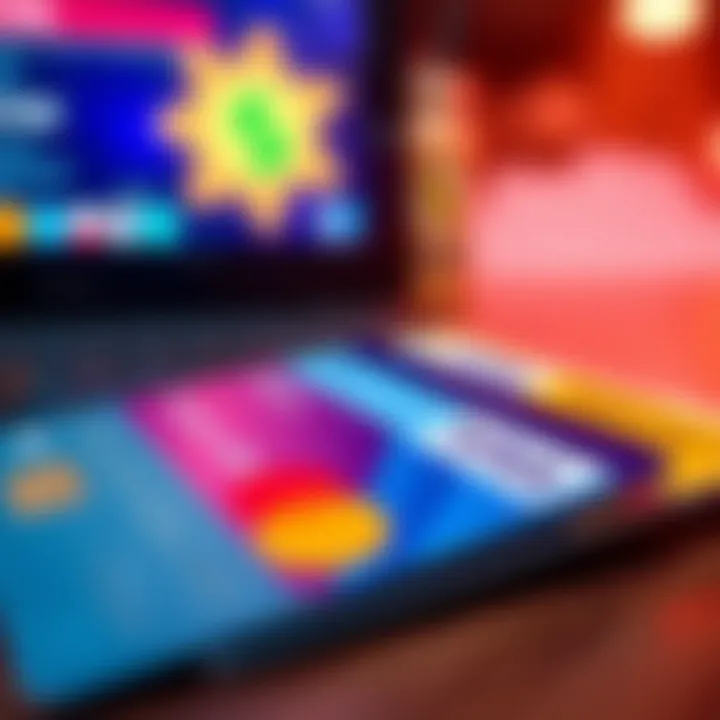 Digital representation of secure payment options including credit cards and e-wallets