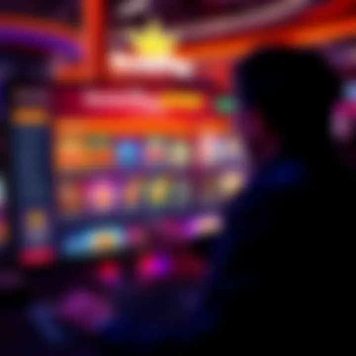 User navigating RocketPlay online casino dashboard to access free spins offers