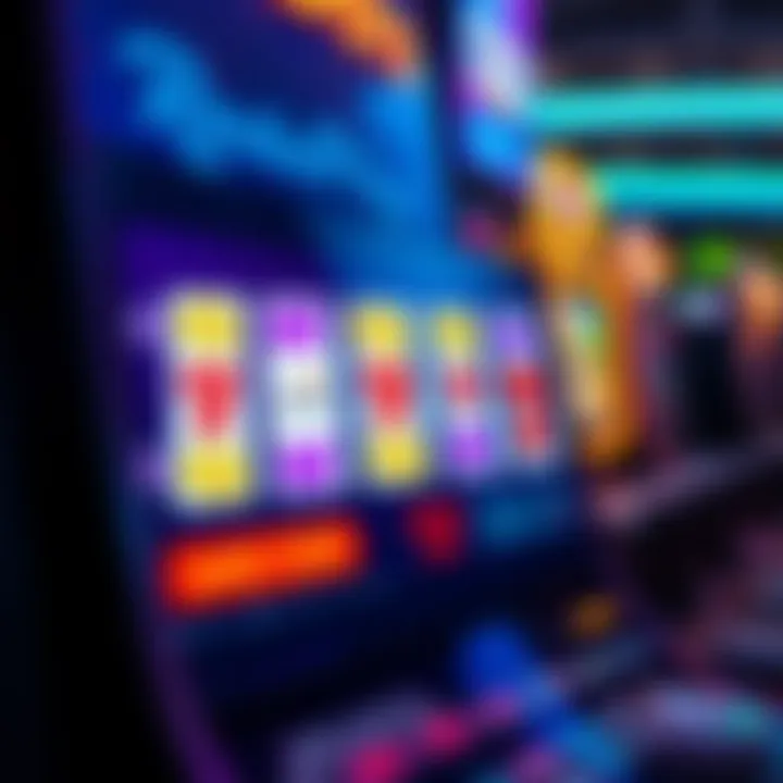 Illustration showing a digital slot machine with highlighted bonus code input area