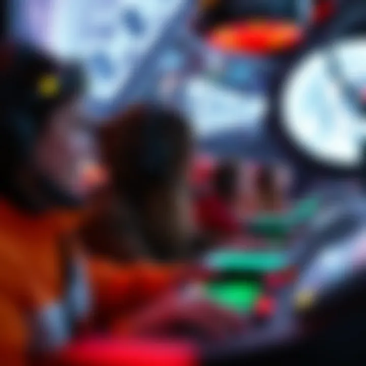 Thrilling Rocketplay activity featuring immersive space-themed adventure setups in the heart of the city