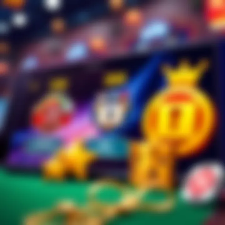 Visual of bonus rewards and security features highlighted within the Royal Reels app environment