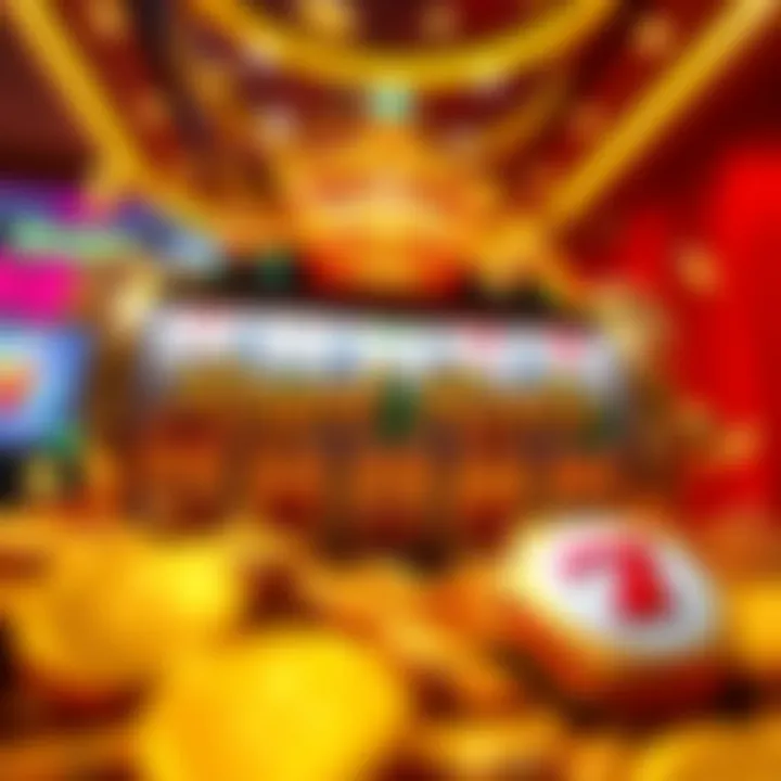 Bonus round feature with sparkling coins and jackpot symbols in Royal Reels