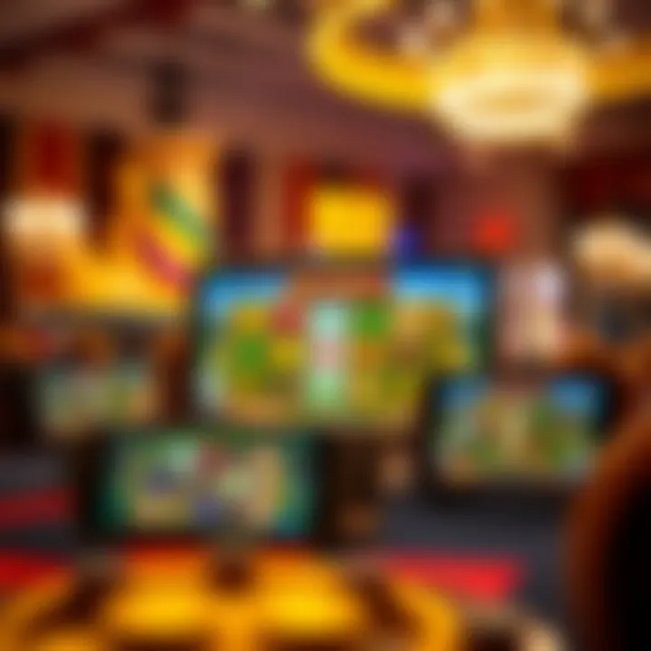 Illustration of various device screens displaying Royal Reels 3 gameplay for smooth cross-platform performance