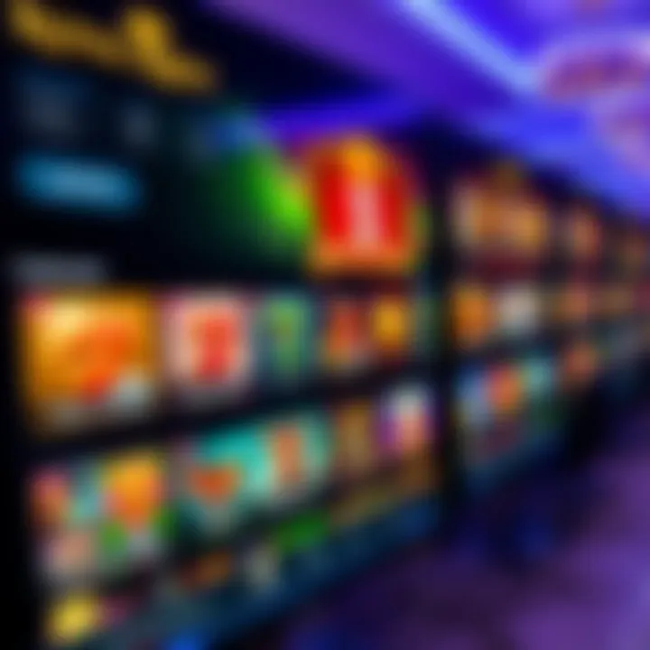 Royal Reels Online Casino Game Variety and Interface User interface of Royal Reels online casino showcasing colorful slot games and game categories