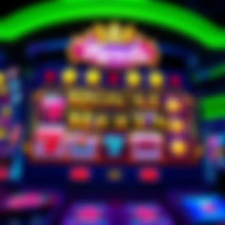 Colorful Royal Reels slot game interface showing spinning reels and vibrant symbols