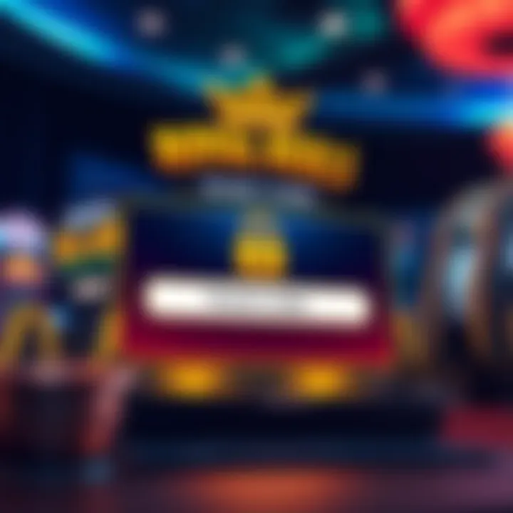 Illustration of a secure online platform with promo code entry for casino bonuses