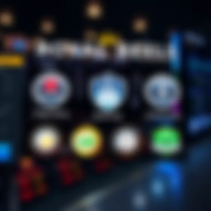 Secure online casino platform showcasing digital security icons and licenses