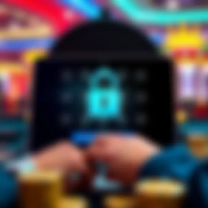 Illustration showing a secure online transaction and promotional codes symbolizing safe and effective use of deposit bonuses at SkyCrown