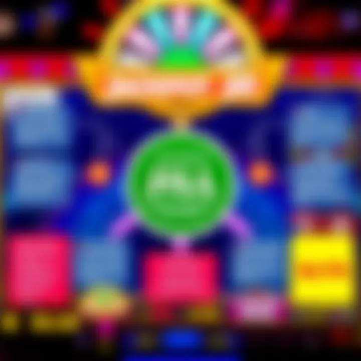 Diagram illustrating key features and bonus rounds in Jackpot Jill slot game