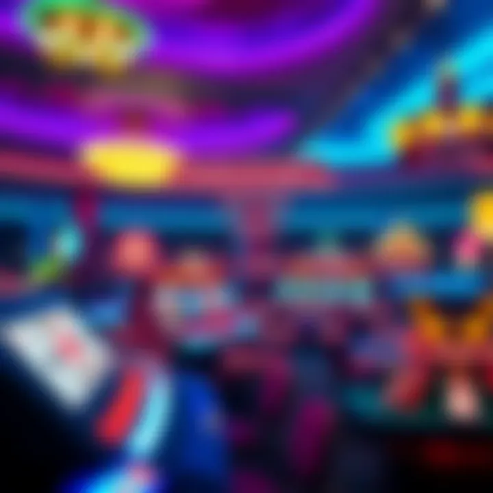 Diagram illustrating the organizational structure and regulatory framework of national casinos