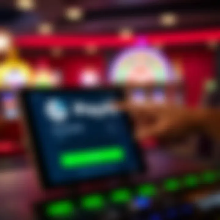 Digital wallet interface showing PayID payment option for online pokies in Australia