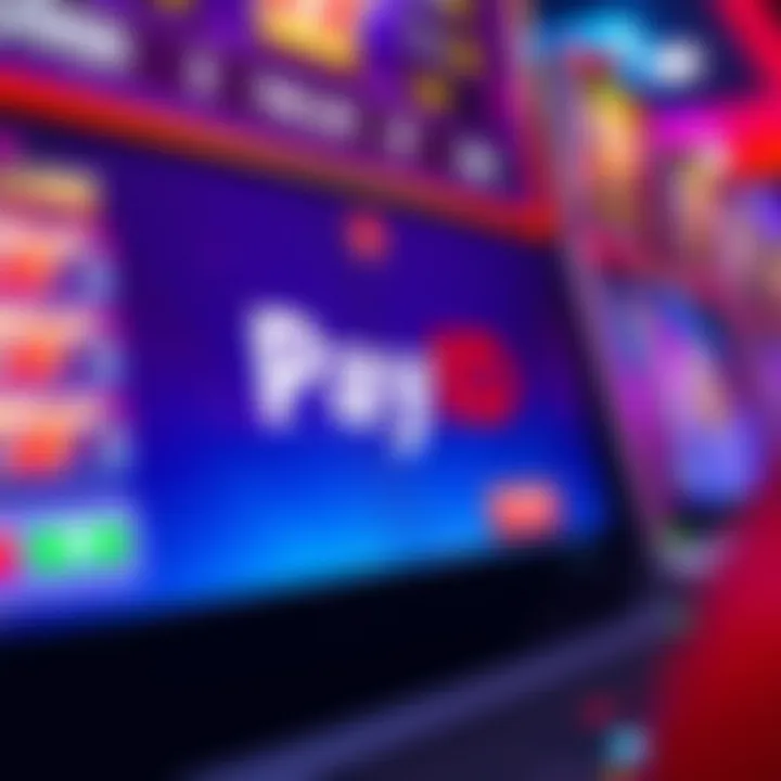 Online pokies game interface with PayID payment option displayed