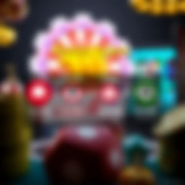 Overview of Bonus Types Available at Playamo Casino Graphic depicting different types of casino bonuses including free spins and deposit matches